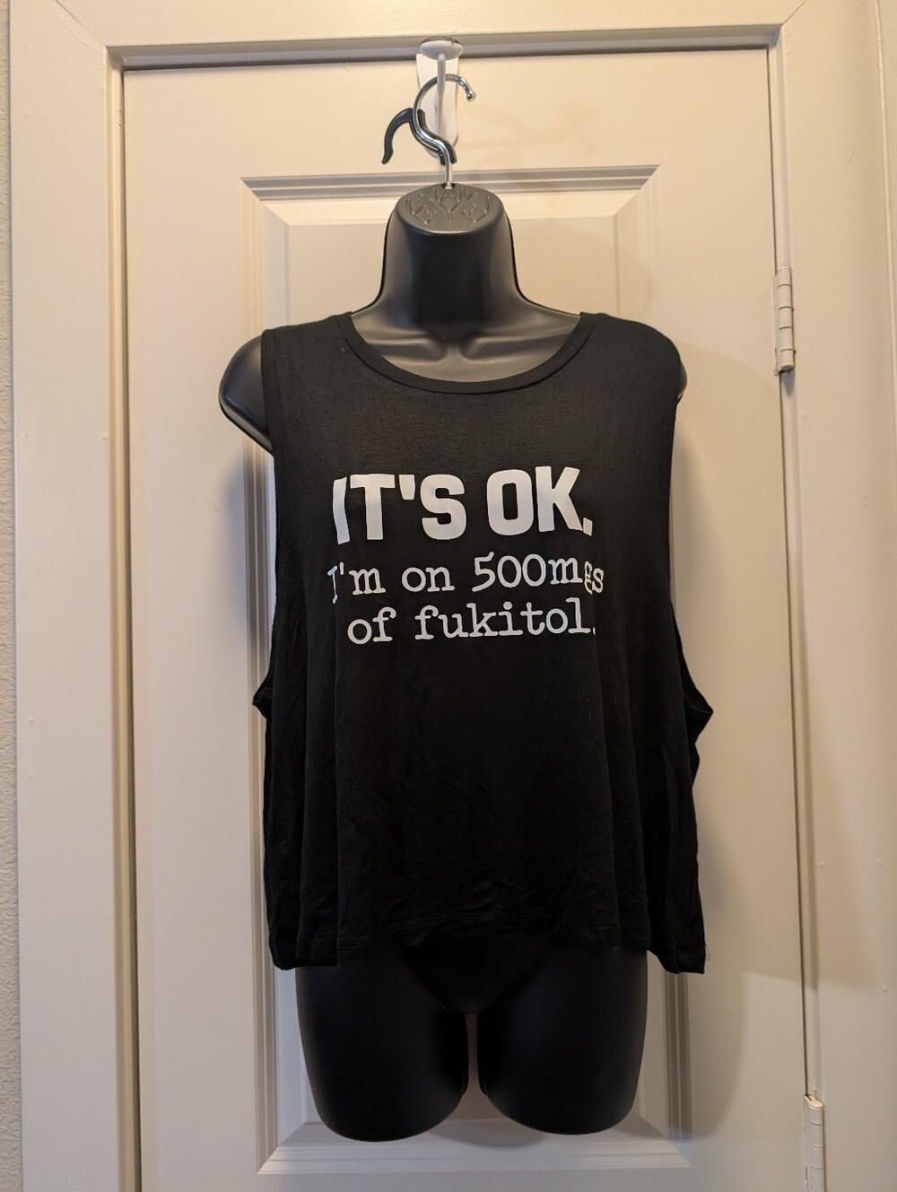 Adult Humor Handmade Cropped Tank